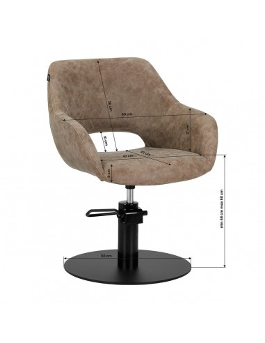 GABBIANO SEVILLA OLD BROWN HAIRDRESSING CHAIR