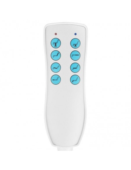 ELECTRIC BEAUTY CHAIR AZZURRO 869A ROTARY 4 MOTORS WHITE