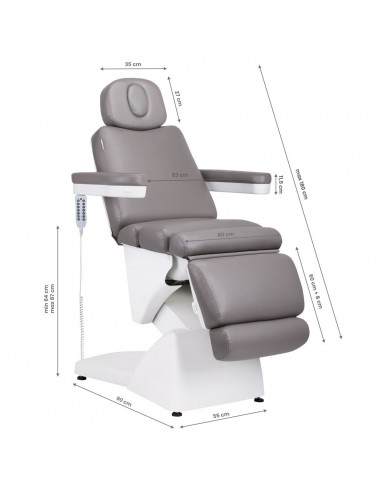 ELECTRIC BEAUTY BED AZZURRO 878 5 ENGINE GRAY