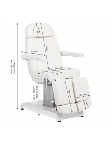 EXPERT PODO W-16C COSMETIC BED 3 MOTORS WHITE