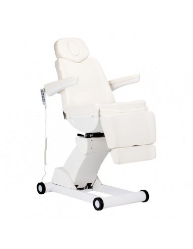 AZZURRO 873 ELECTRIC SWIVEL COSMETIC BED WHITE