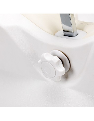 AZZURRO 873 ELECTRIC SWIVEL COSMETIC BED WHITE