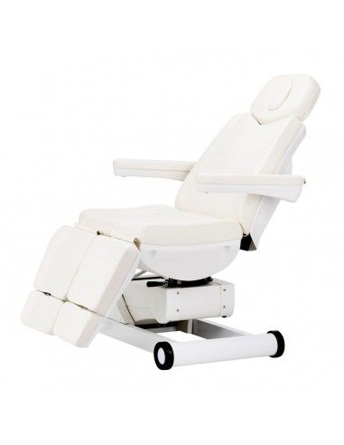 AZZURRO 873 PEDI ELECTRICR SWIVEL COSMETIC BED WHITE