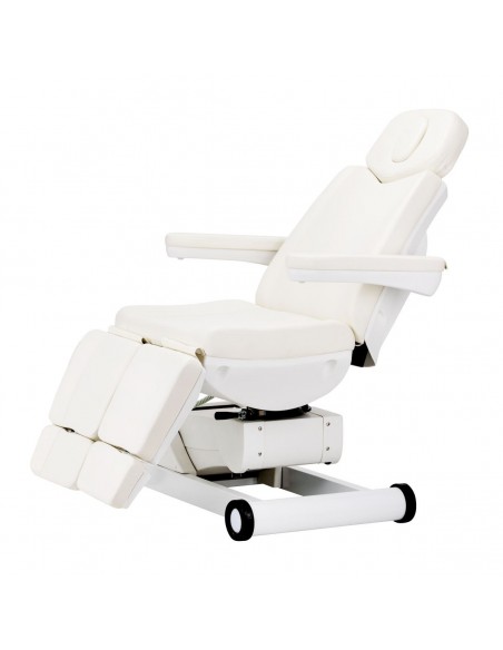 AZZURRO 873 PEDI ELECTRICR SWIVEL COSMETIC BED WHITE