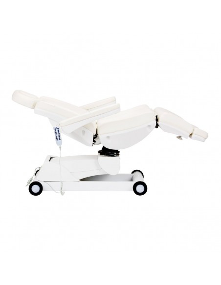 AZZURRO 873 PEDI ELECTRICR SWIVEL COSMETIC BED WHITE