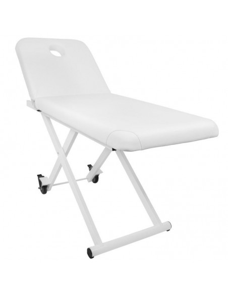 ELECTRIC LOUNGER FOR MASSAGE AZZURRO 329E 1 MOTOR WHITE