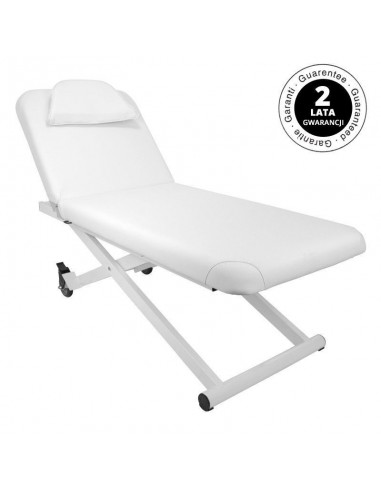 ELECTRIC LOUNGER FOR MASSAGE AZZURRO 329E 1 MOTOR WHITE