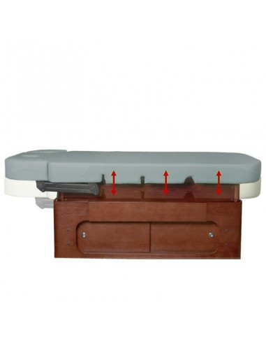 SPA BEAUTY LOUNGER AZZURRO WOOD 361A 4 MOTORS HEATED
