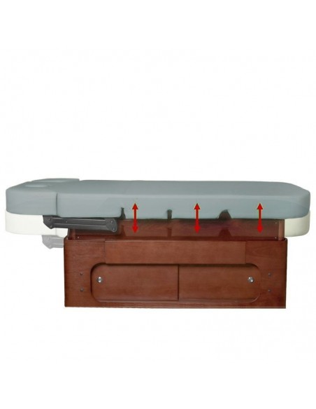 SPA BEAUTY LOUNGER AZZURRO WOOD 361A 4 MOTORS HEATED