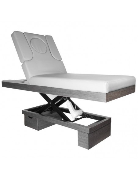 SPA BEAUTY LOUNGER AZZURRO 815B GLOWING GRAY WOOD HEATED