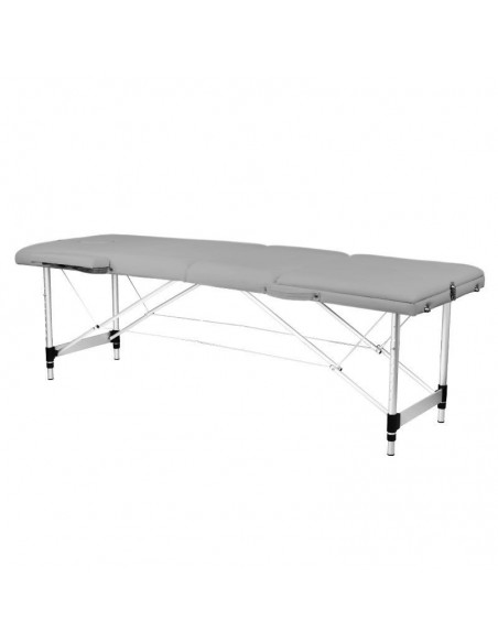 ALUMINIUM COMFORT FOLDING MASSAGE TABLE ACTIV FIZJO 3 SEGMENTS GRAY