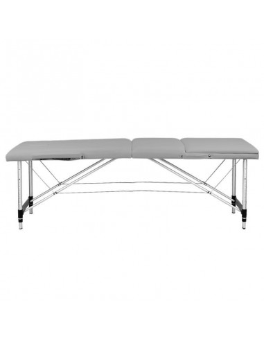 ALUMINIUM COMFORT FOLDING MASSAGE TABLE ACTIV FIZJO 3 SEGMENTS GRAY