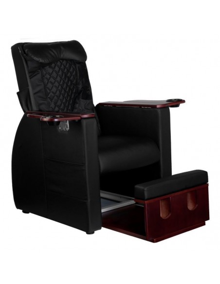 SPA PEDICURE CHAIR WITH BACK MASSAGE AZZURRO 101 BLACK