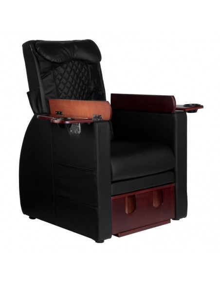 SPA PEDICURE CHAIR WITH BACK MASSAGE AZZURRO 101 BLACK