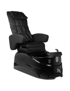 SPA PEDICURE CHAIR BLACK WITH MASSAGE AND PUMP AS-122