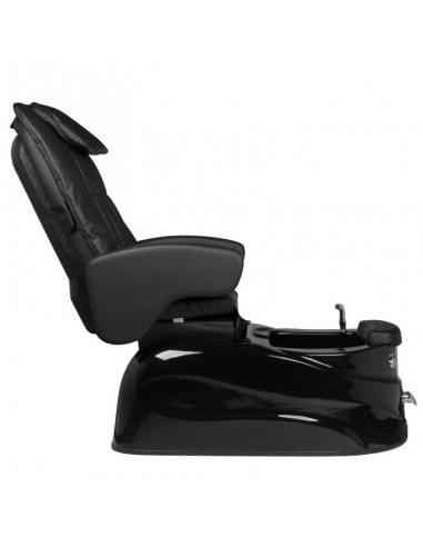 SPA PEDICURE CHAIR BLACK WITH MASSAGE AND PUMP AS-122