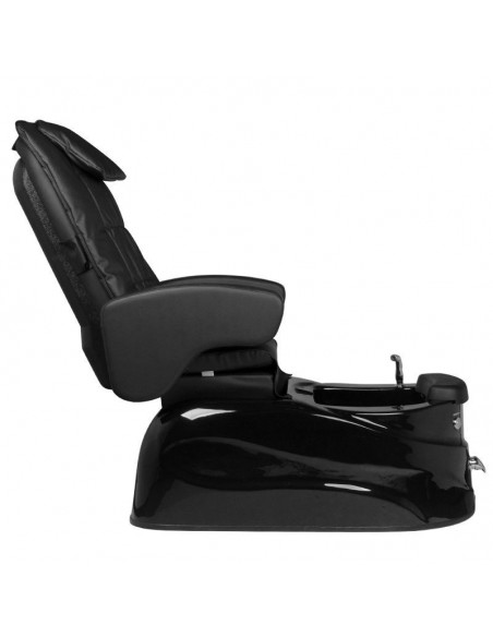 SPA PEDICURE CHAIR BLACK WITH MASSAGE AND PUMP AS-122