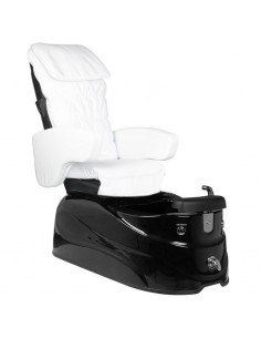 SPA PEDICURE CHAIR WITH MASSAGE AND PUMP AS-122 WHITE NAD BLACK