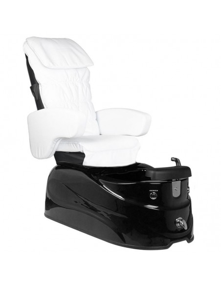 SPA PEDICURE CHAIR WITH MASSAGE AND PUMP AS-122 WHITE NAD BLACK