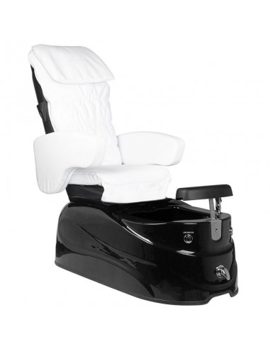 SPA PEDICURE CHAIR WITH MASSAGE AND PUMP AS-122 WHITE NAD BLACK