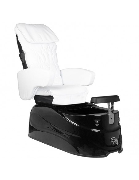 SPA PEDICURE CHAIR WITH MASSAGE AND PUMP AS-122 WHITE NAD BLACK