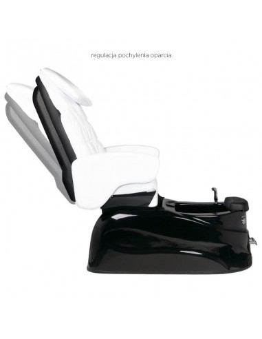 SPA PEDICURE CHAIR WITH MASSAGE AND PUMP AS-122 WHITE NAD BLACK
