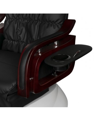SPA PEDICURE CHAIR WITH MASSAGE AND PUMP AS-261 BLACK AND WHITE