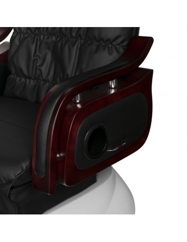 SPA PEDICURE CHAIR WITH MASSAGE AND PUMP AS-261 BLACK AND WHITE