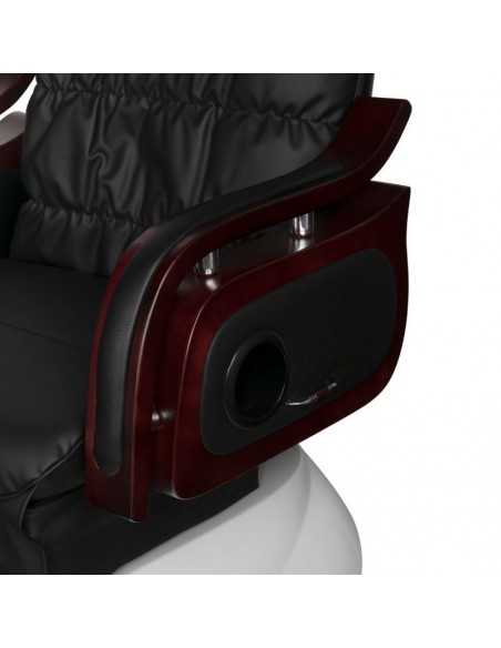 SPA PEDICURE CHAIR WITH MASSAGE AND PUMP AS-261 BLACK AND WHITE