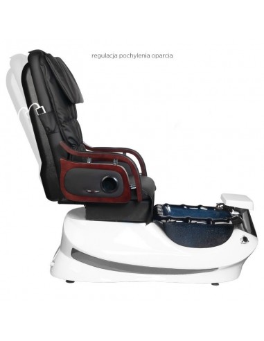 SPA PEDICURE CHAIR WITH MASSAGE AND PUMP AS-261 BLACK AND WHITE