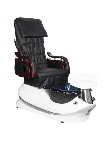 SPA PEDICURE CHAIR WITH MASSAGE AND PUMP AS-261 BLACK AND WHITE