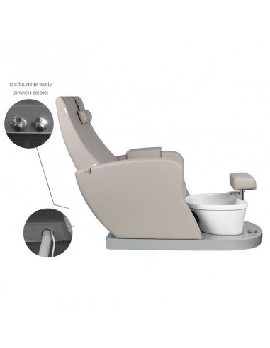 SPA PEDICURE CHAIR AZZURRO 016B GRAY