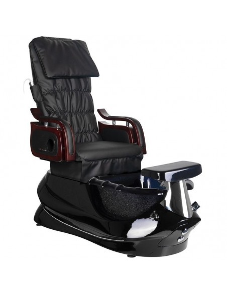 SPA PEDICURE CHAIR WITH MASSAGE AND PUMP AS-261 BLACK