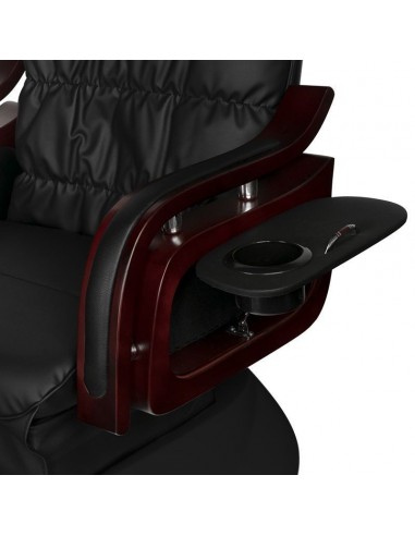 SPA PEDICURE CHAIR WITH MASSAGE AND PUMP AS-261 BLACK