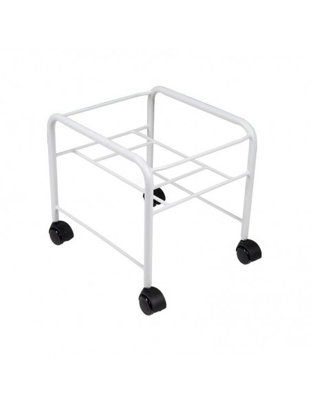 PEDICURE TRAY WITH WHEELS SIMPLE WHITE