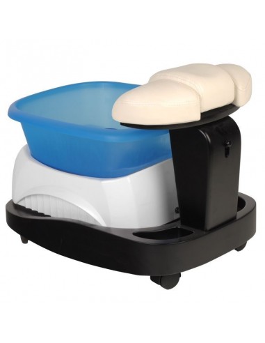 TRAY WITH MASSAGER AND TROLLEY AZZURRO