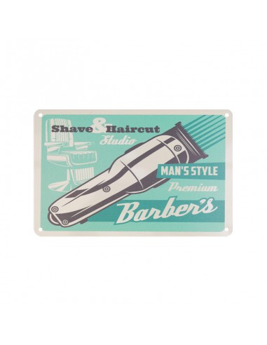 Decorative plaque barber b004