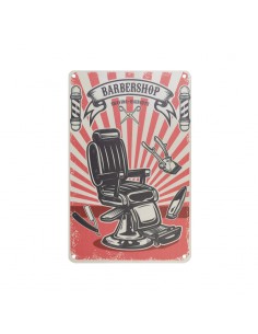 Decorative plaque barber B025