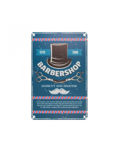 Decorative plaque barber b031