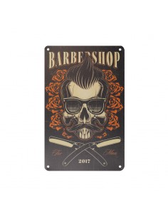Decorative plaque barber b050