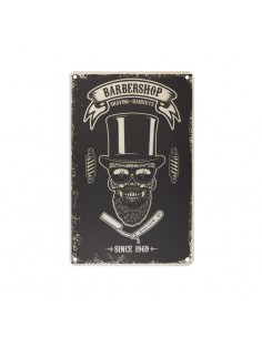 Decorative plaque barber b059