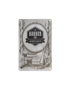 Decorative plaque barber c010