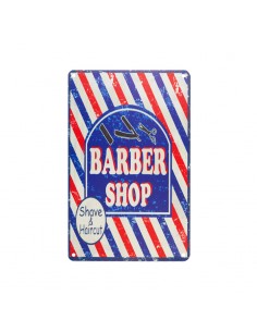 Decorative plaque barber c012