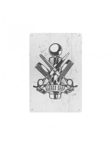 Decorative plaque barber b024