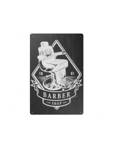 Decorative plaque barber b033