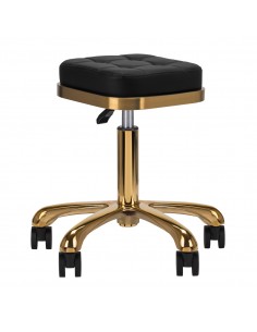 COSMETIC STOOL M-1645 BLACK GOLD