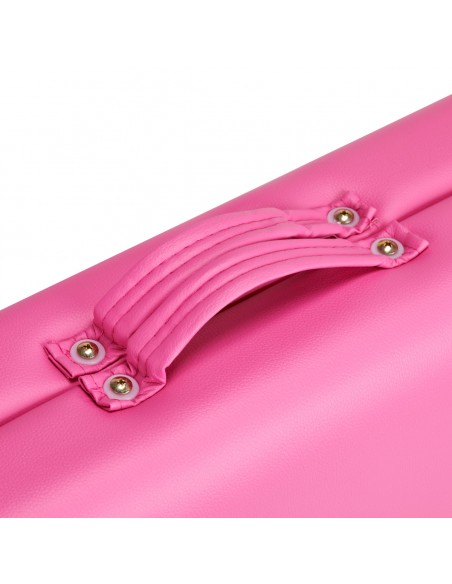 Folding massage table wooden Activ Fizjo comfort 2 segment pink