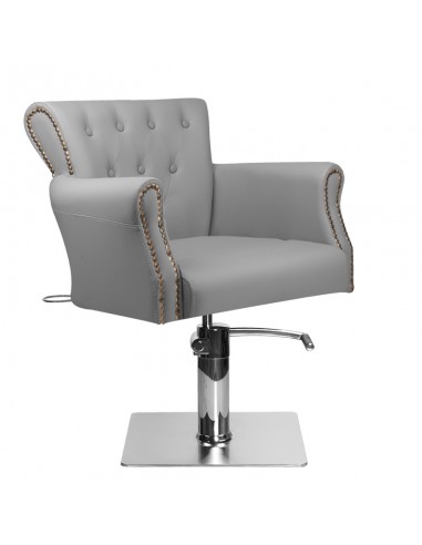 Hair system barber chair ber 8541 gray