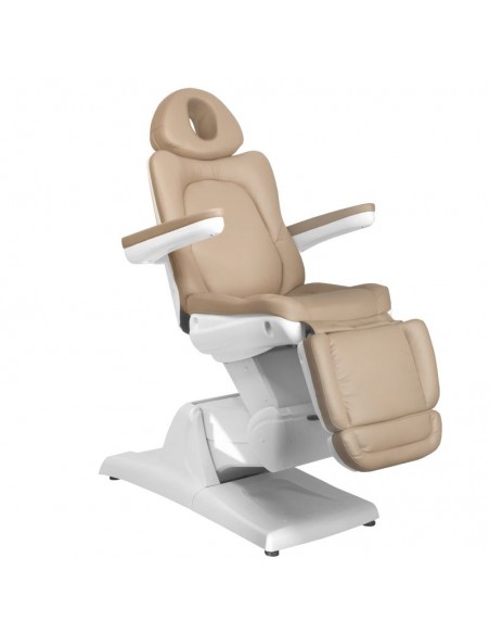 Electric cosmetic chair azzurro 870 3 strong cappuccino