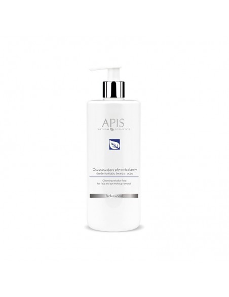 Apis cleansing micellar water for face and eye make-up removal 500ml